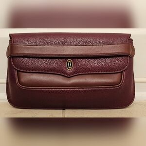 Cartier Burgundy Clutch